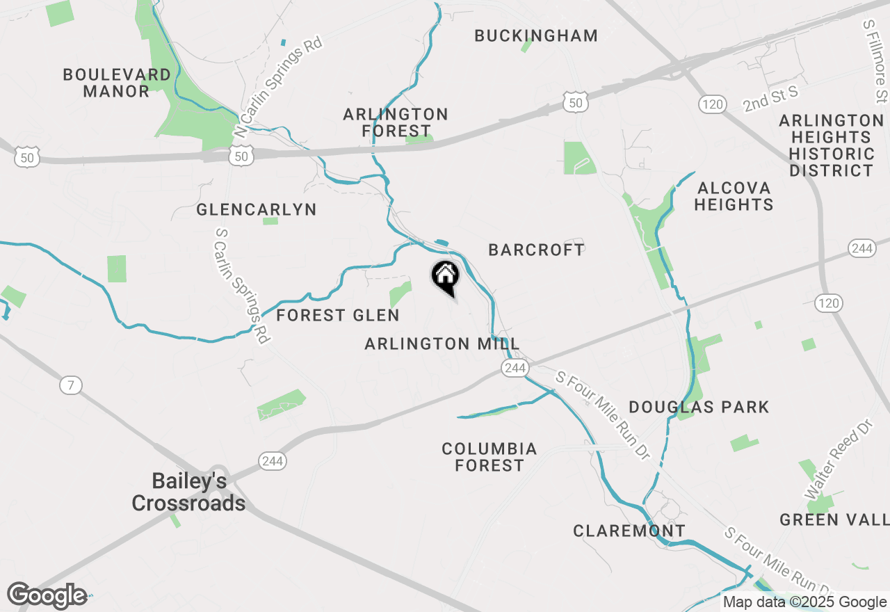 Map of 750 S Dickerson Street #213, Arlington, VA 22204