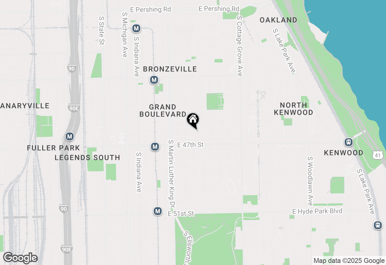 Map of 4615 S Vincennes Avenue, Chicago, IL 60653