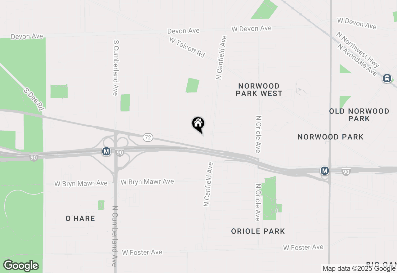 Map of 2009 Linden Avenue, Park Ridge, IL 60068