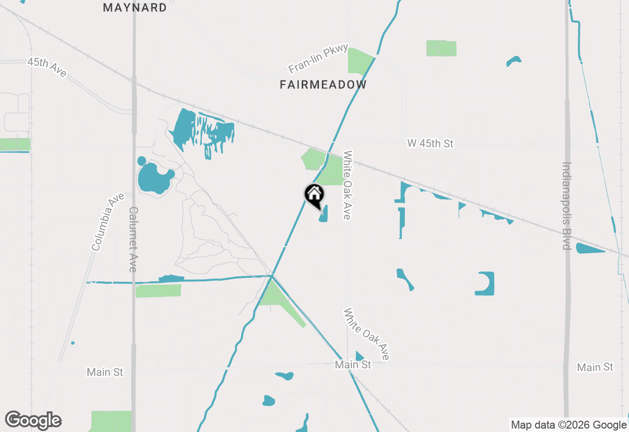 Map of 1427 Park West Circle W, Munster, IN 46321