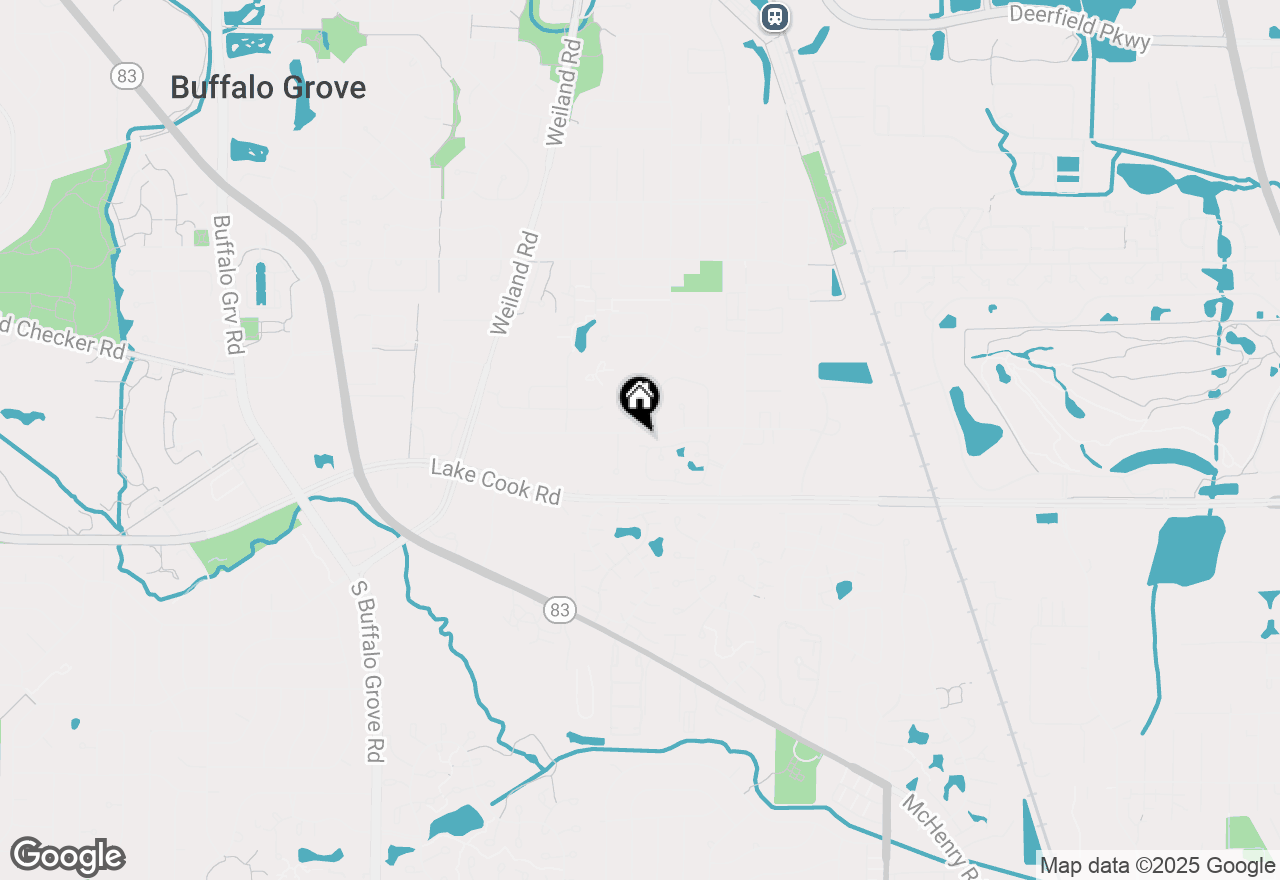 Map of 473 Le Parc Circle, Buffalo Grove, IL 60089