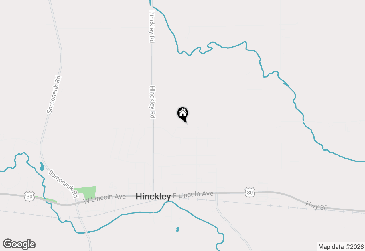 Map of 330 Harvest Avenue, Hinckley, IL 60520