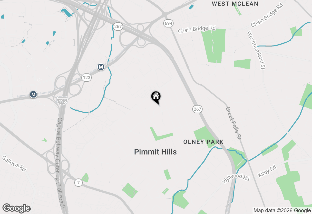 Map of 1813 Olmstead Drive, Falls Church, VA 22043