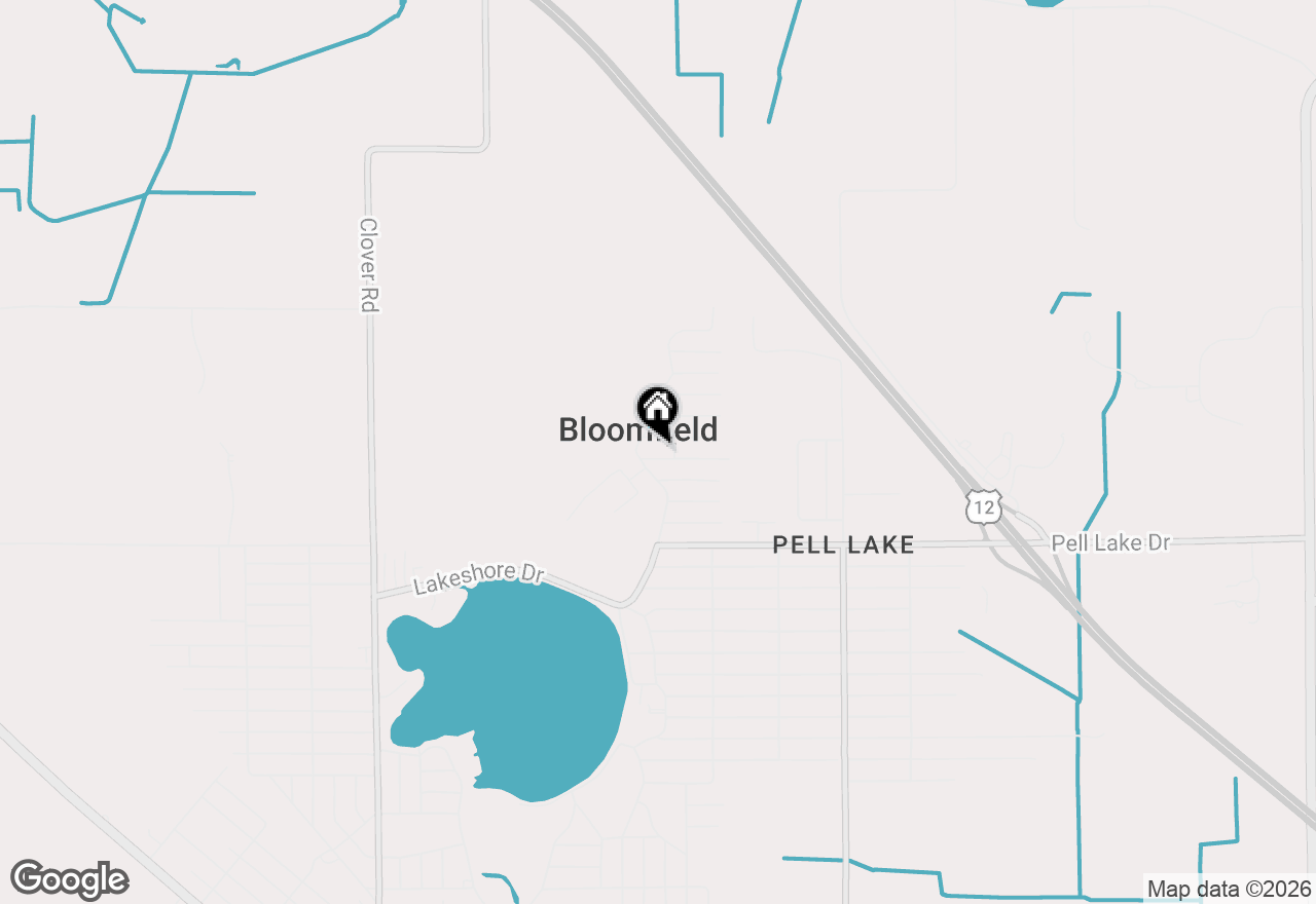 Map of W1060 Golden Glow Rd, Genoa City, WI 53128