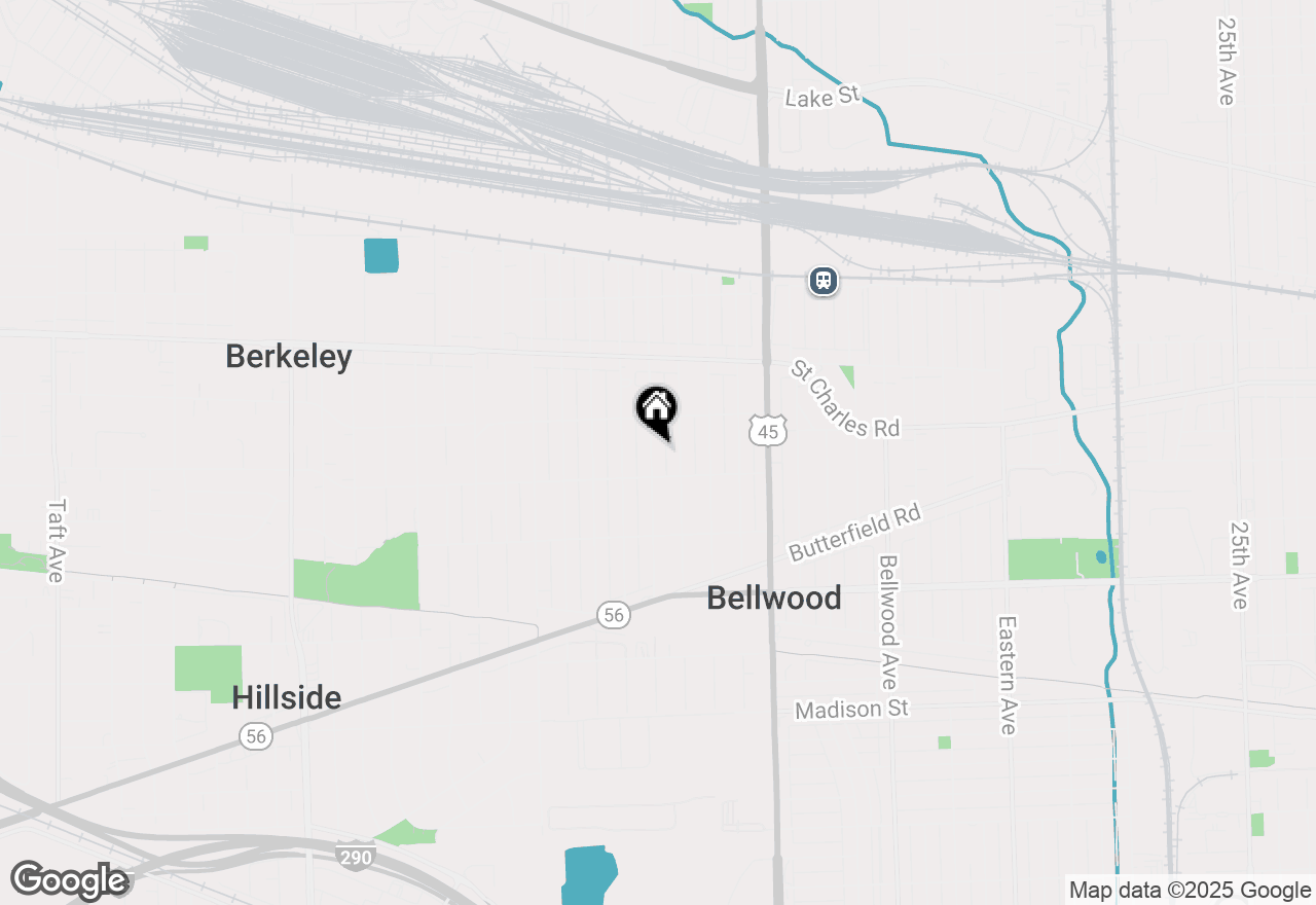 Map of 327 Geneva Avenue, Bellwood, IL 60104