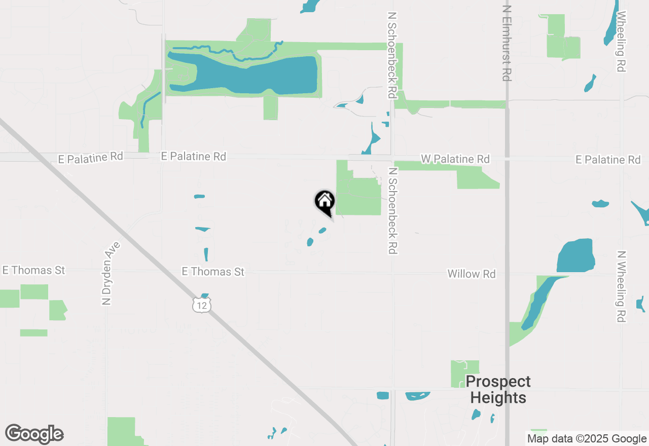 Map of 1616 N Dale Avenue, Arlington Heights, IL 60004