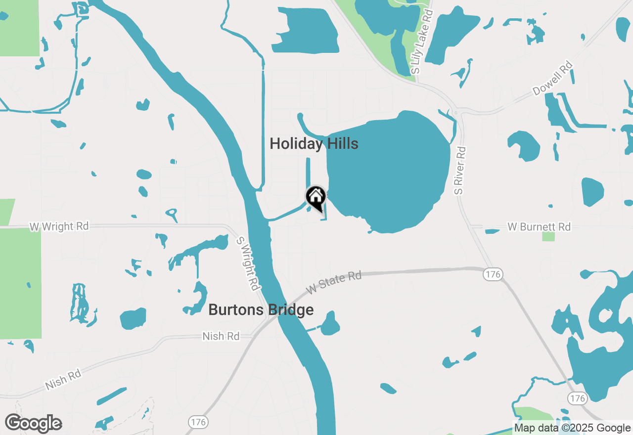 Map of 3013 S Bergman Drive, Holiday Hills, IL 60051