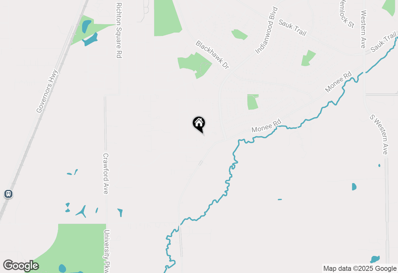 Map of 463 Tahoe Street, Park Forest, IL 60466