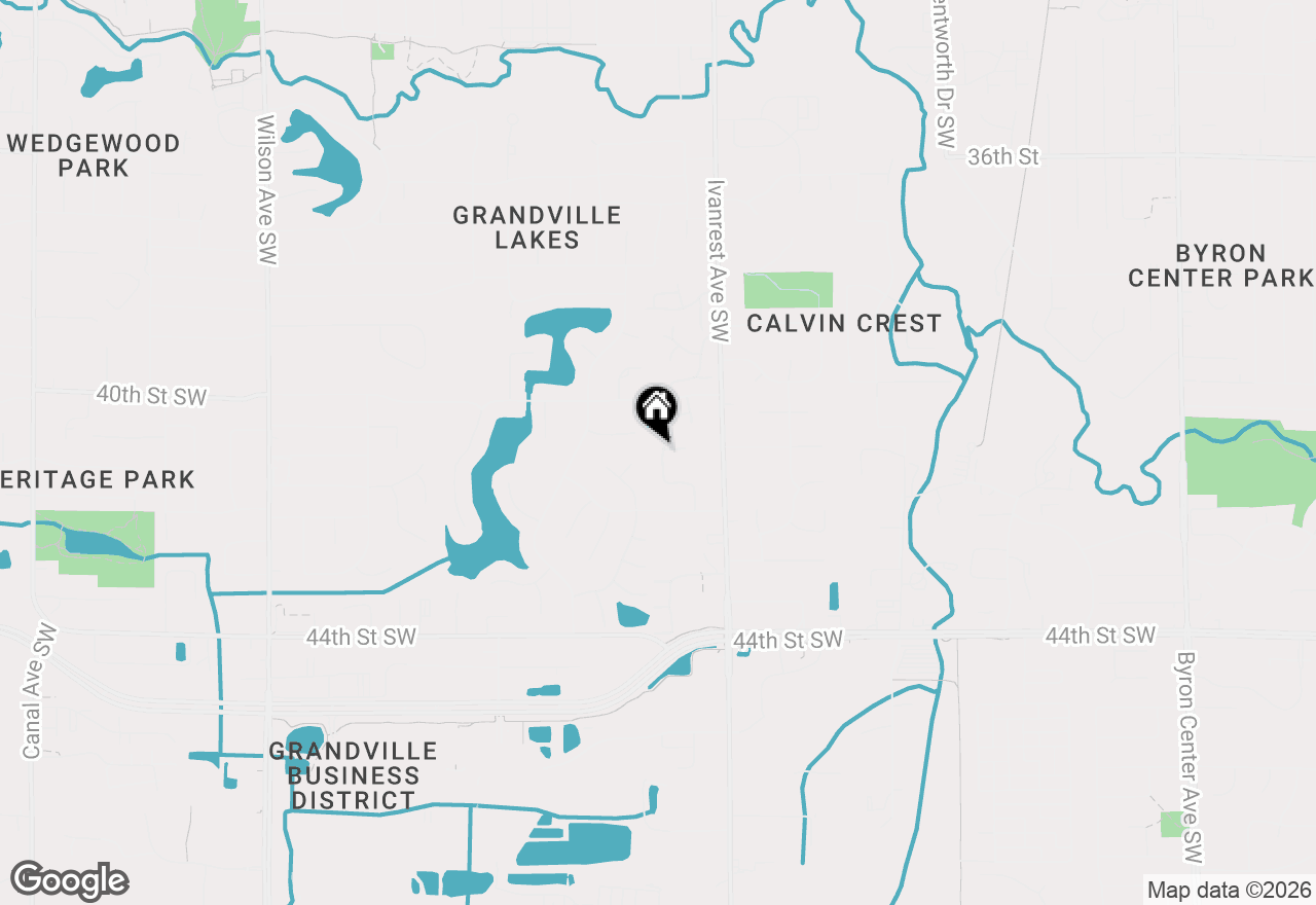Map of 4077 Grandview Terrace Sw, Grandville, MI 49418