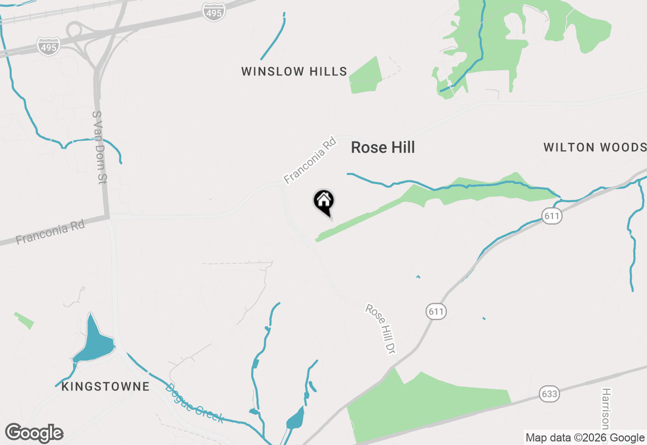 Map of 4809 Eaton Place, Alexandria, VA 22310