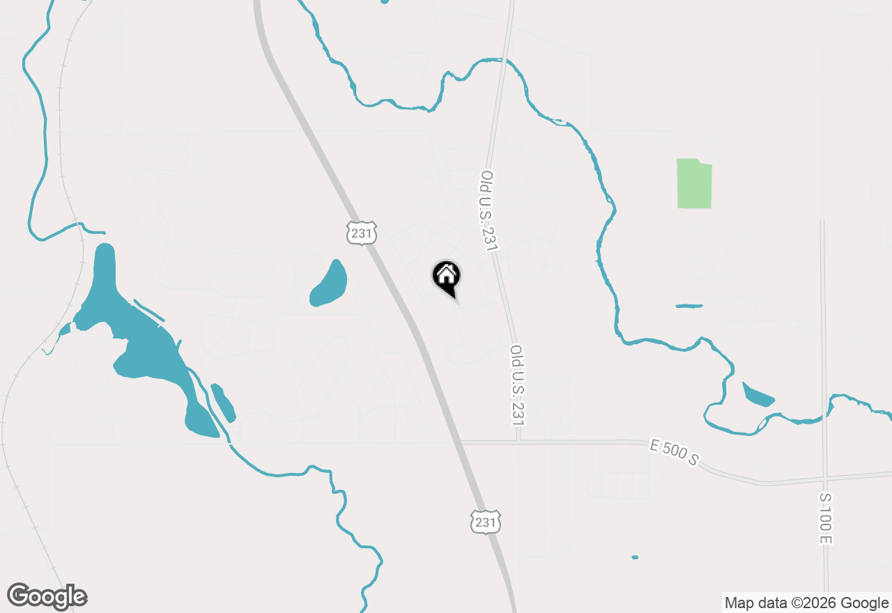 Map of 4504 Nottingham Drive, Lafayette, IN 47909