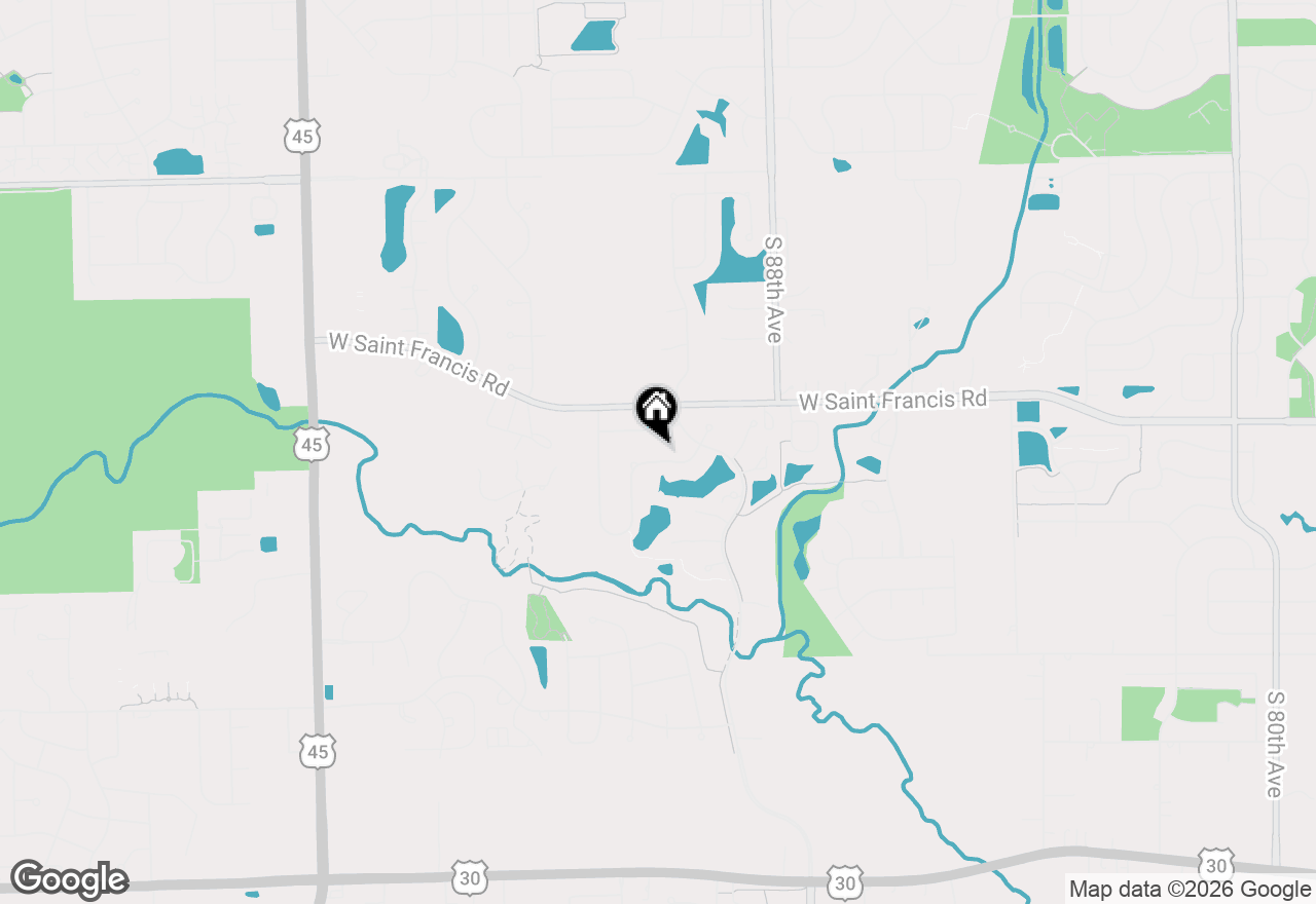 Map of 8844 Port Washington Drive, Frankfort, IL 60423