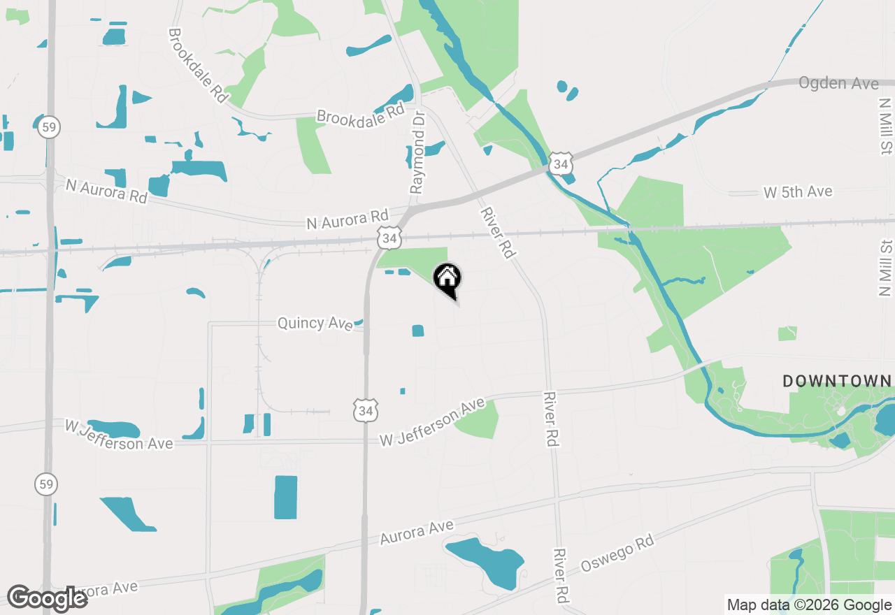 Map of 1419 Brush Hill Circle, Naperville, IL 60540