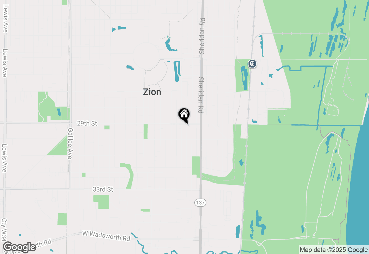 Map of 2903 Emmaus Avenue, Zion, IL 60099