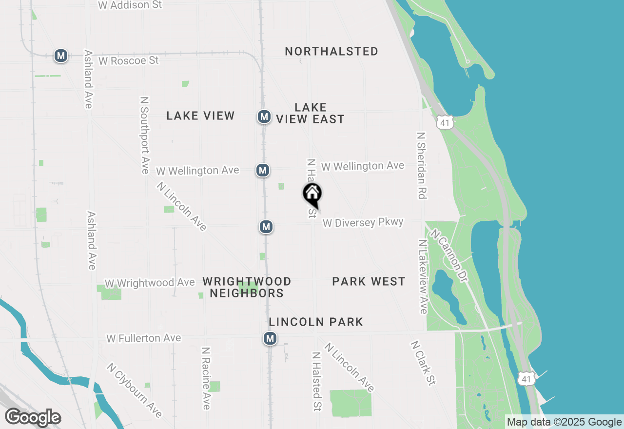 Map of 2818 N Halsted Street, Chicago, IL 60657