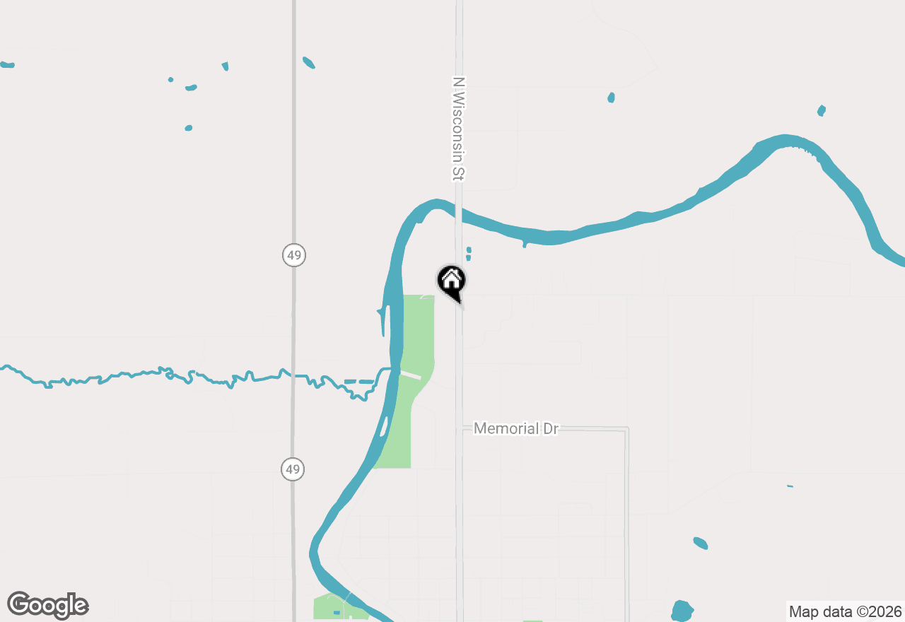 Map of 571 N Wisconsin Street, Berlin, WI 54923