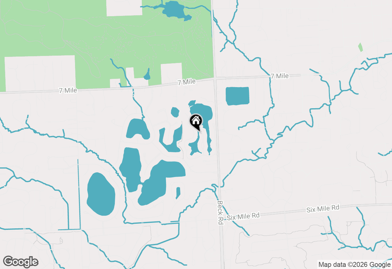 Map of 18314 Blue Heron Drive W #103, Northville, MI 48168