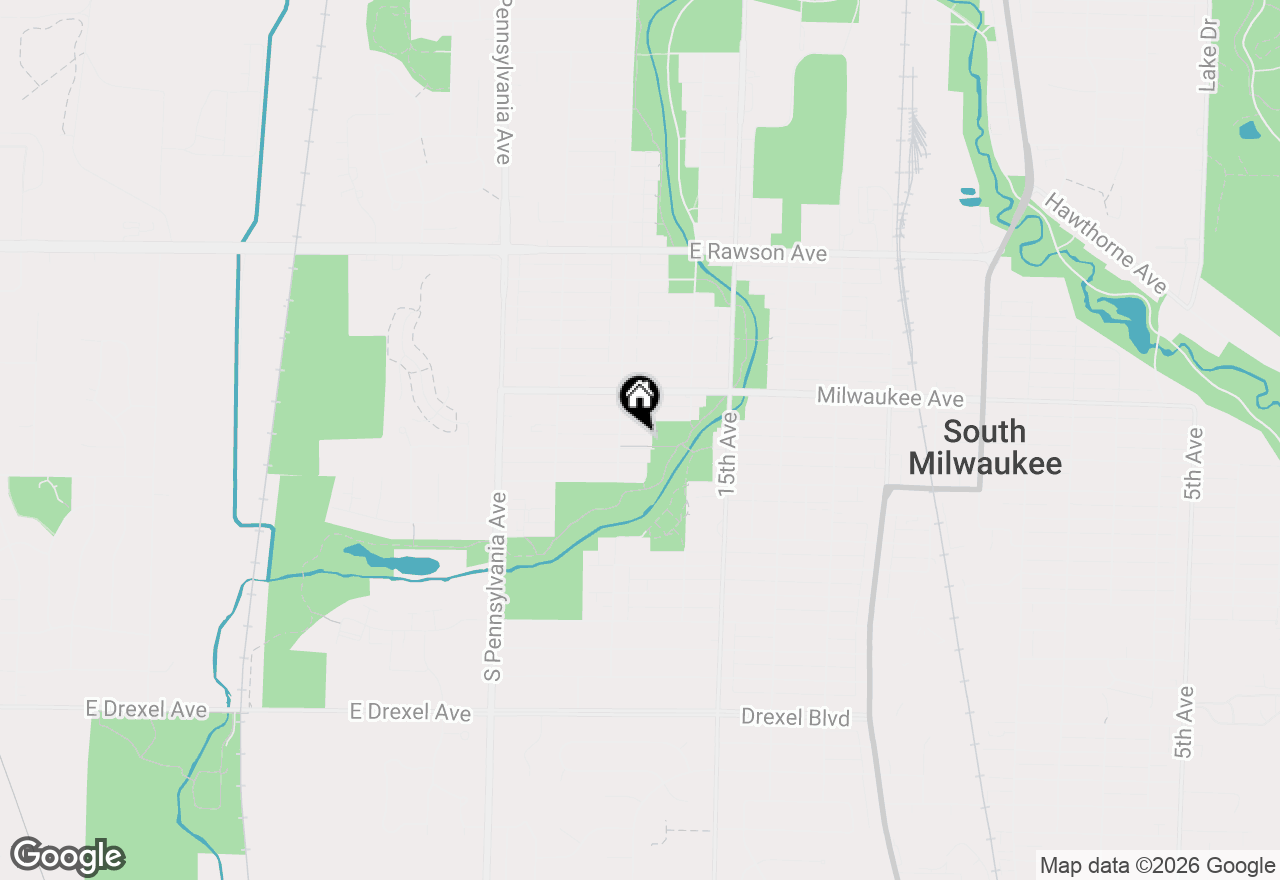 Map of 1634 Michigan Ave, South Milwaukee, WI 53172