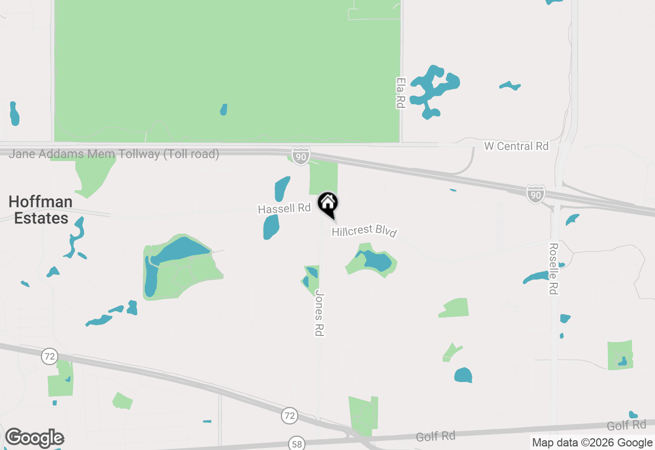 Map of 1910 Ashley Road, Hoffman Estates, IL 60169