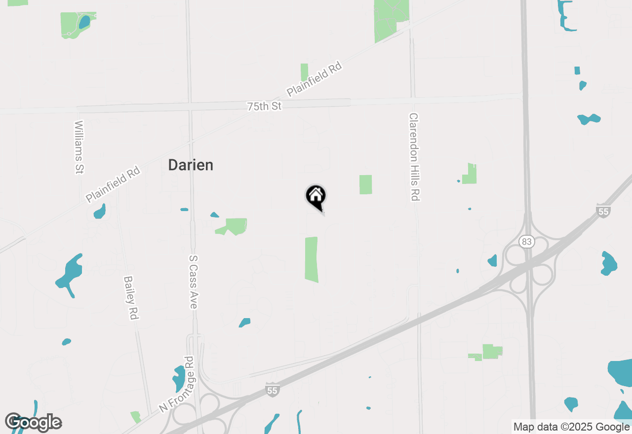 Map of 709 79th Street #108, Darien, IL 60561