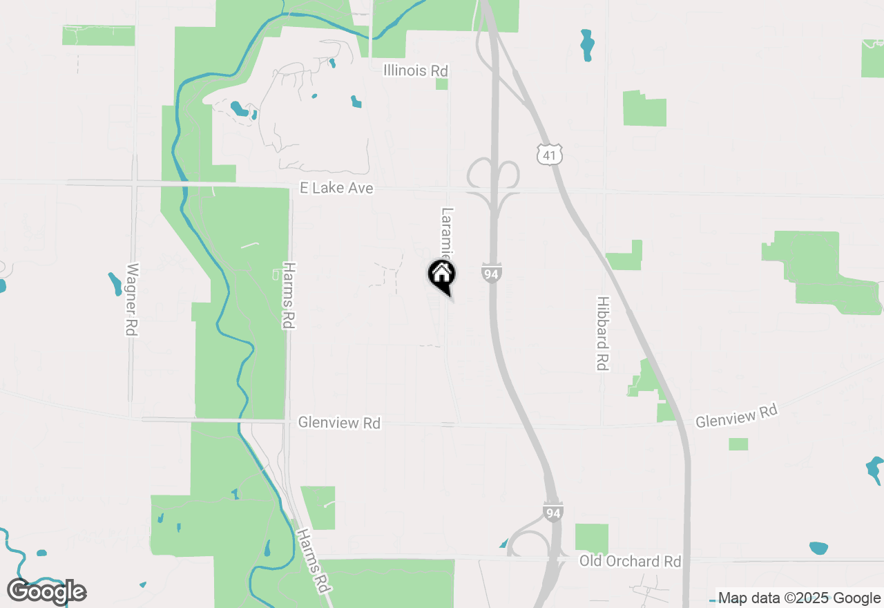 Map of 601 Laramie Avenue, Wilmette, IL 60091