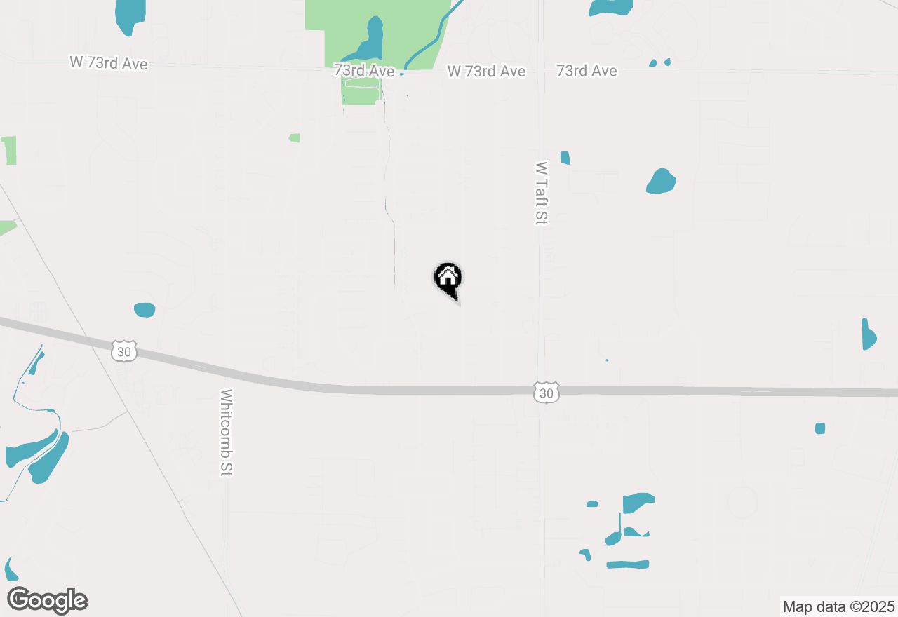 Map of 7825 Marshall Place, Merrillville, IN 46410