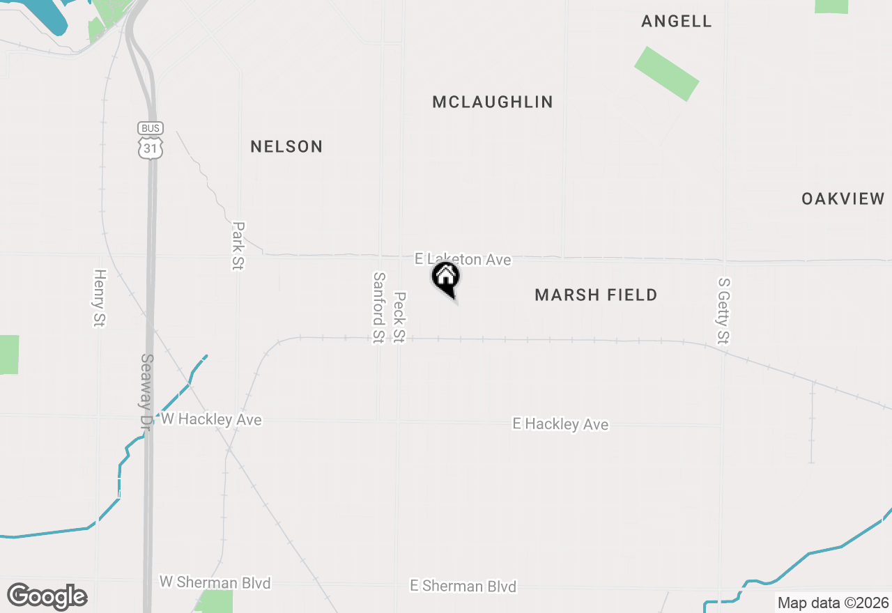 Map of 1916 Jiroch Street, Muskegon, MI 49442