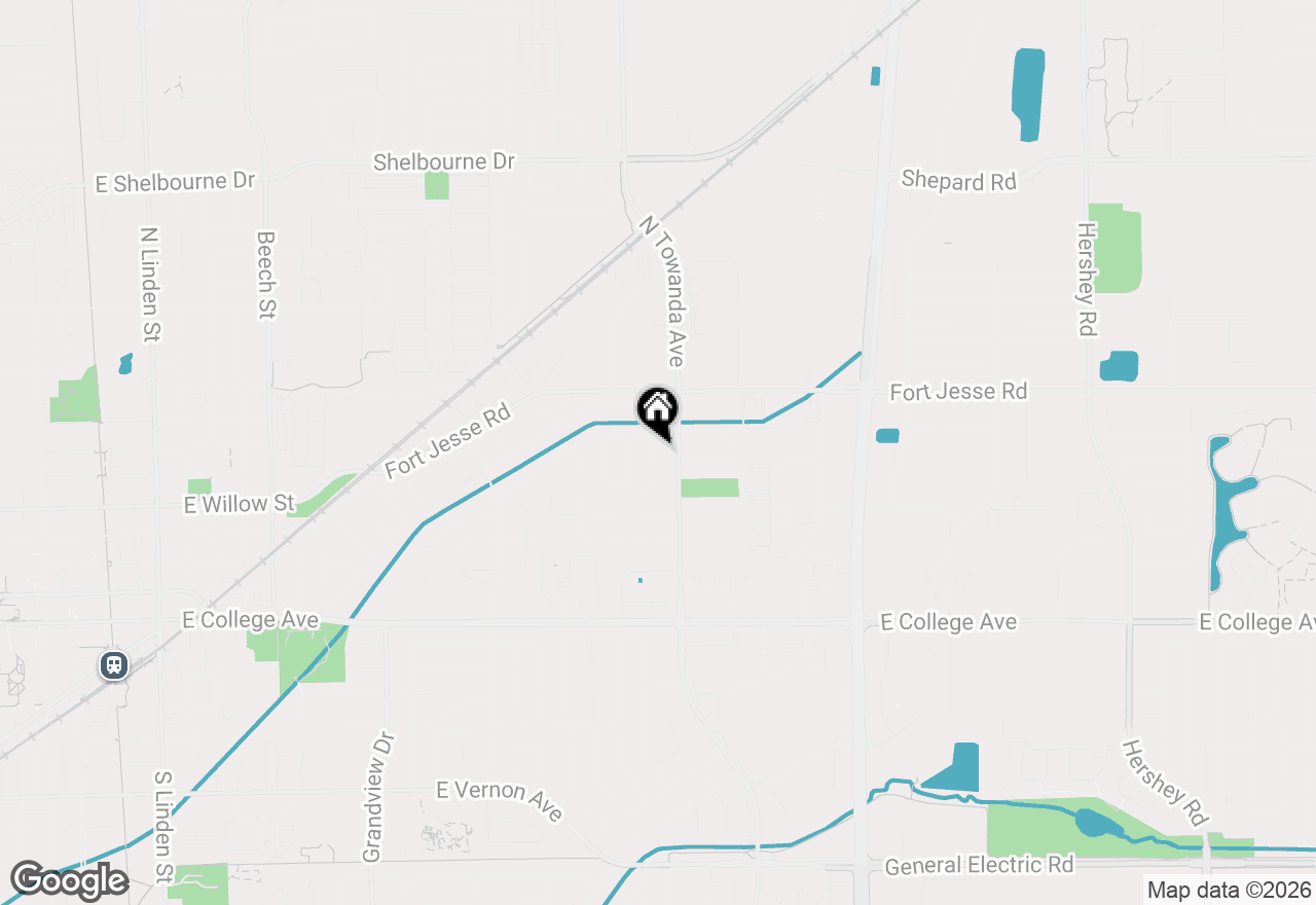 Map of 308 Columbia Drive, Normal, IL 61761