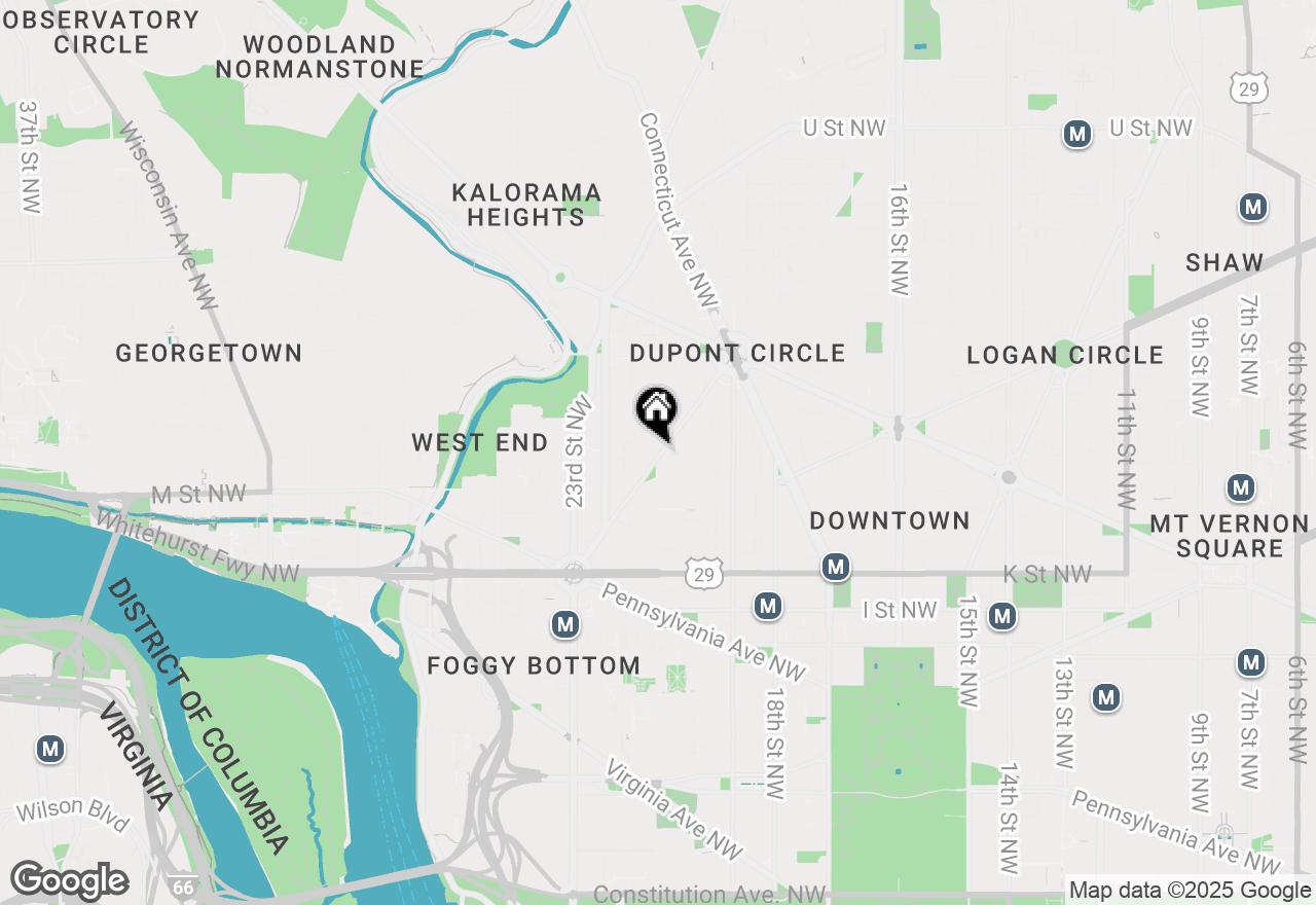 Map of 1260 21st Street Nw #515, Washington, DC 20036