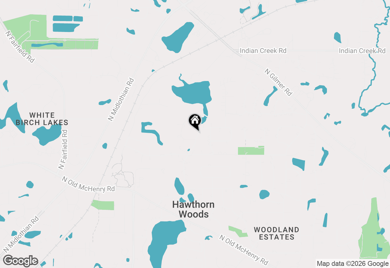 Map of 32 Rosewood Drive, Hawthorn Woods, IL 60047