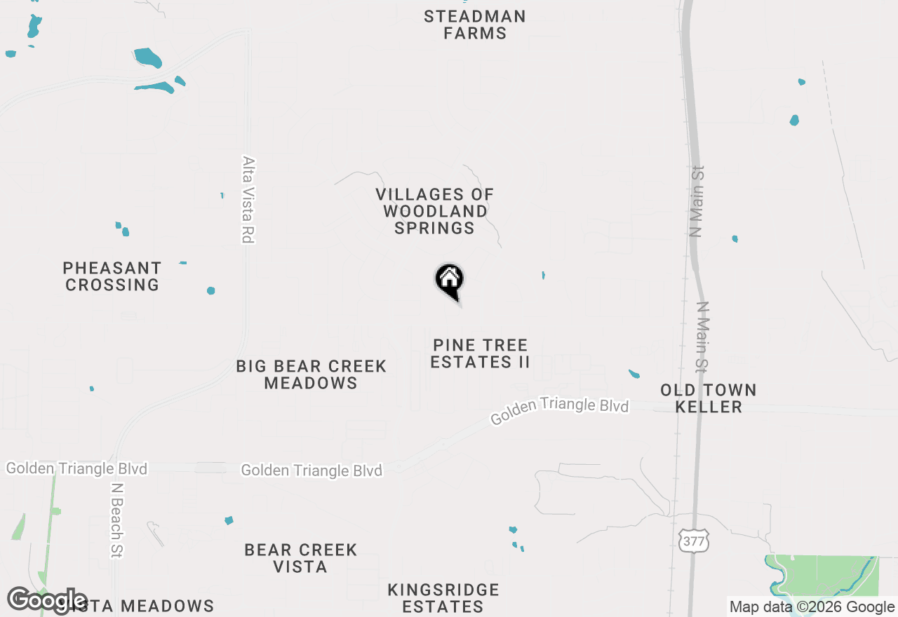 Map of 11508 Gloriosa Drive, Fort Worth, TX 76244