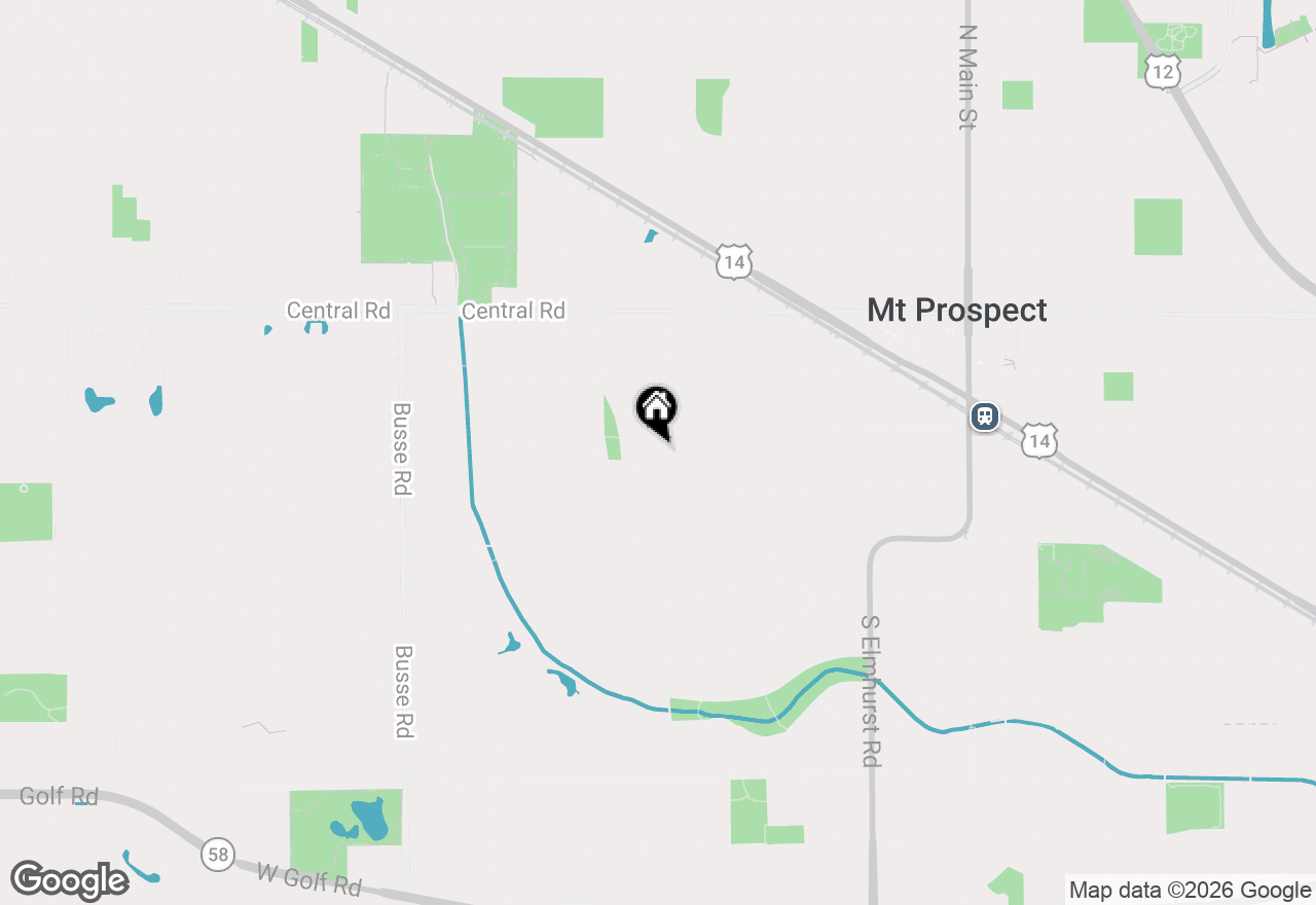 Map of 206 S See Gwun Avenue, Mount Prospect, IL 60056