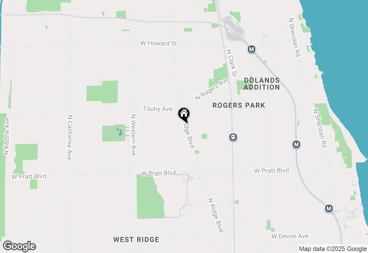 Map of 7050 N Ridge Boulevard, Chicago, IL 60645