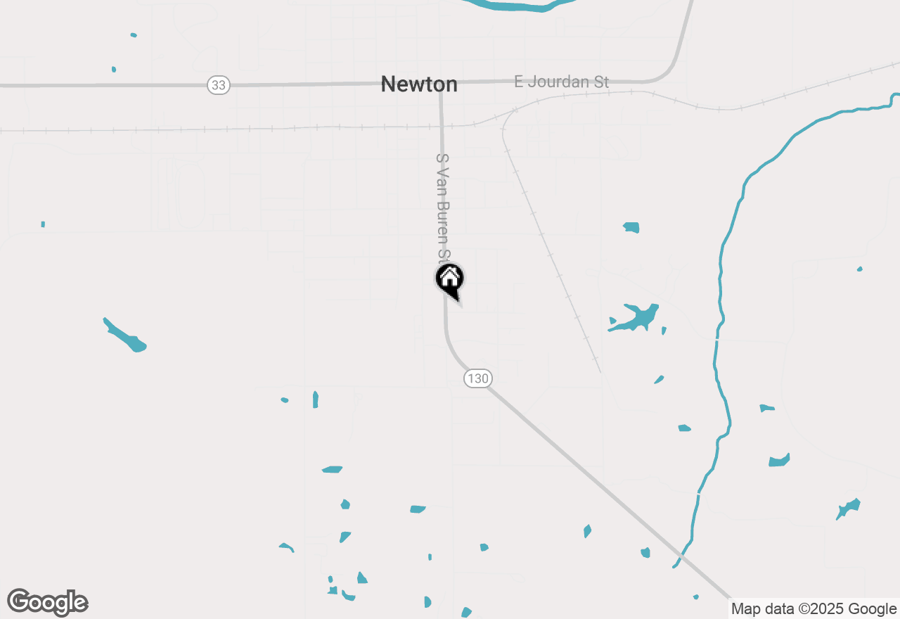 Map of 912 S Van Buren Street, Newton, IL 62448