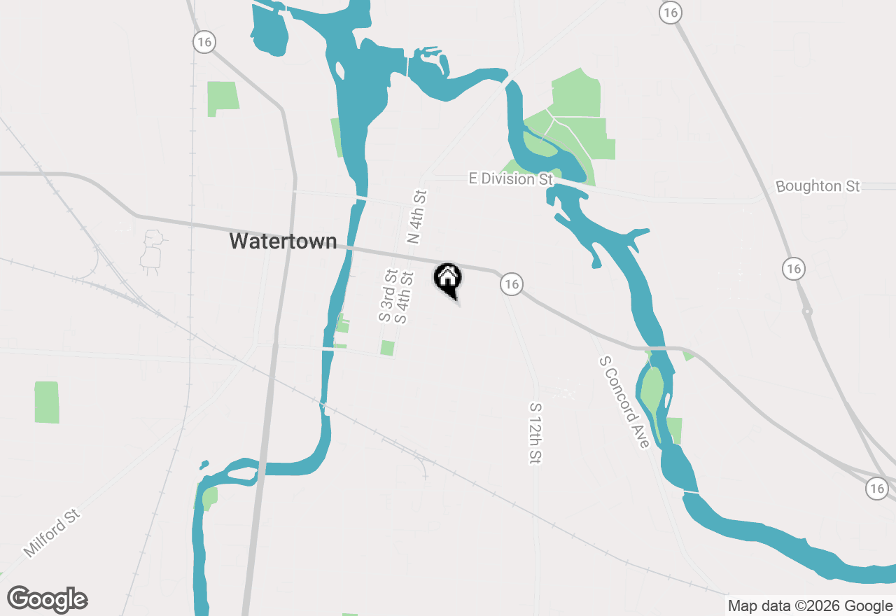 Map of 308 S 7th St #310, Watertown, WI 53094