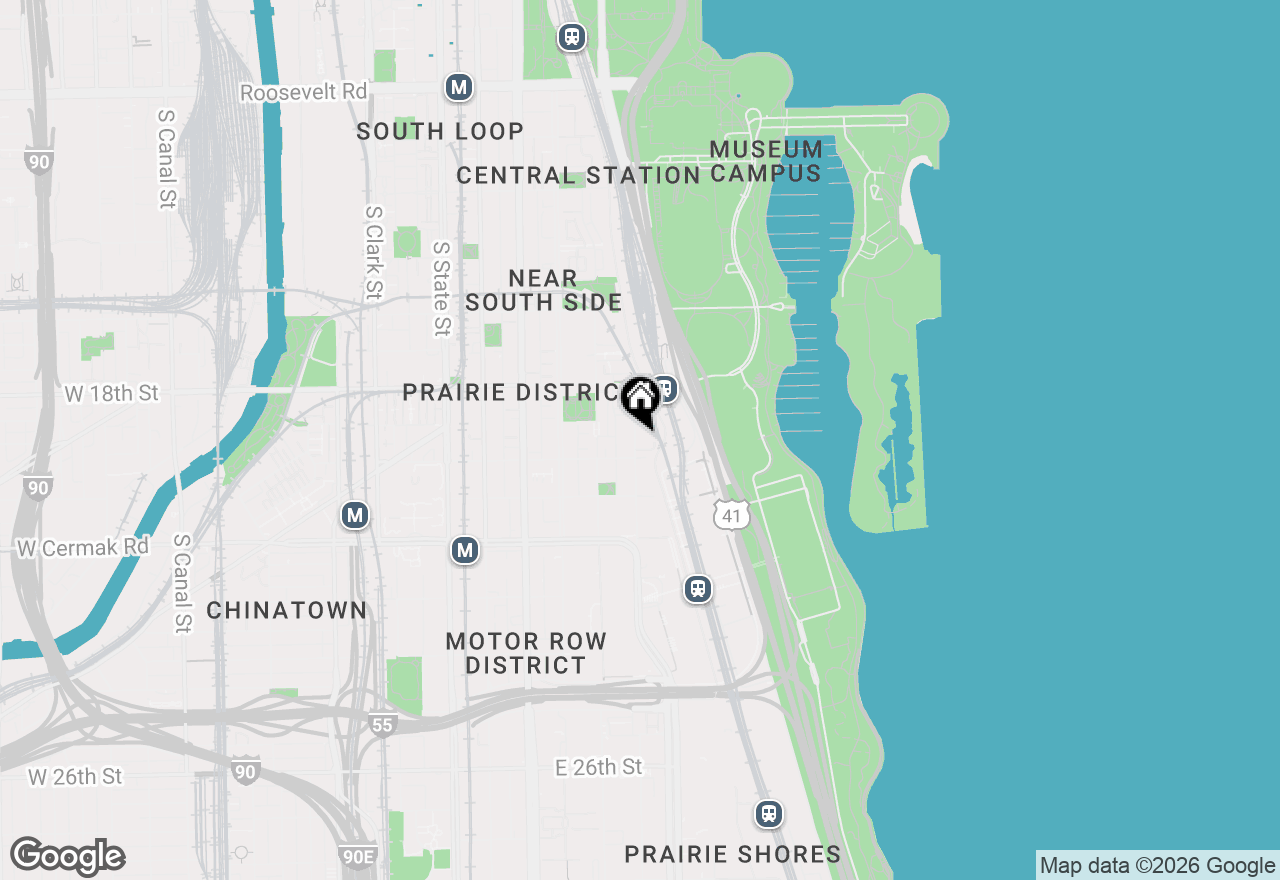 Map of 1917 S Calumet Avenue, Chicago, IL 60616