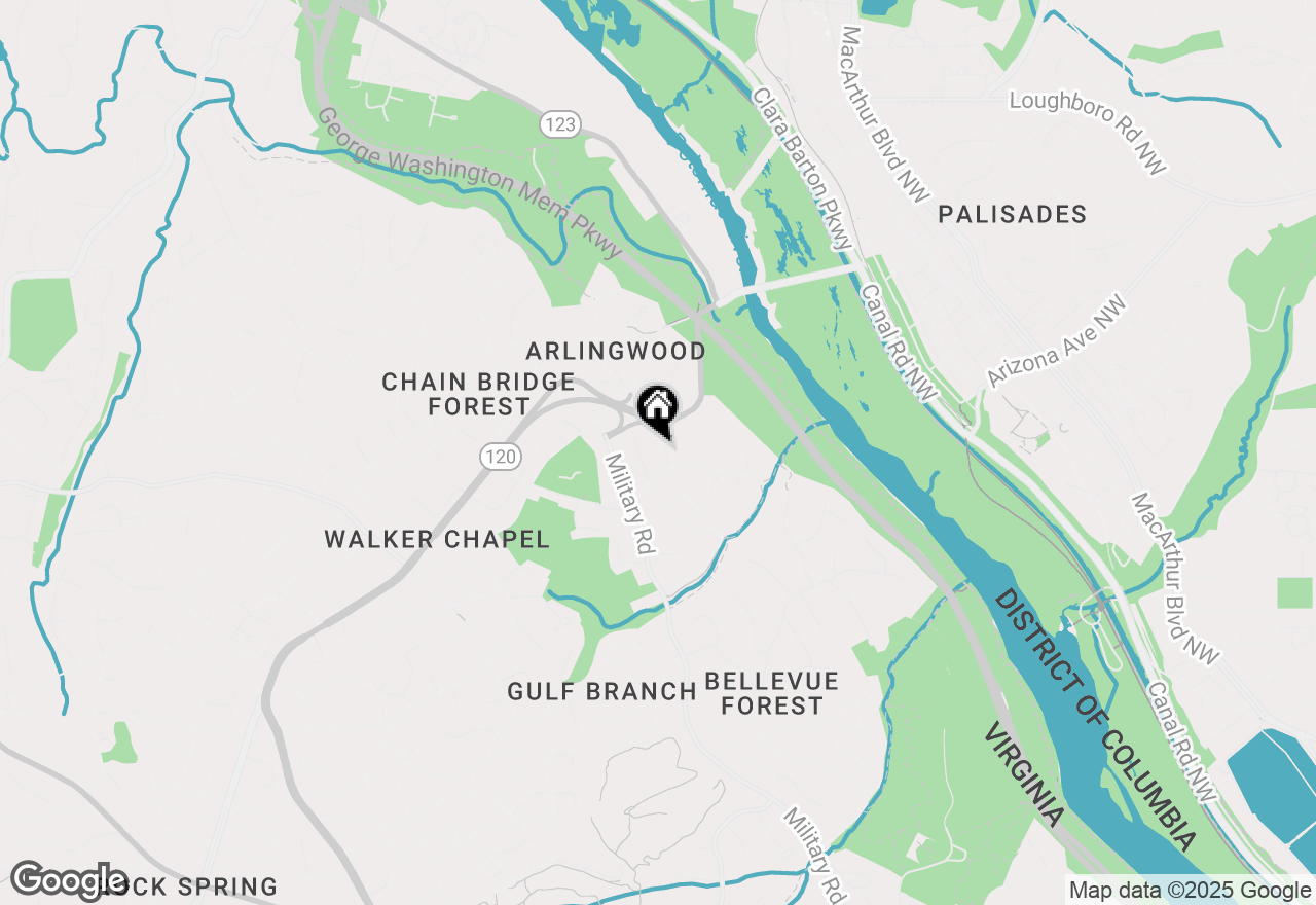 Map of 3812 N Nelson Street, Arlington, VA 22207