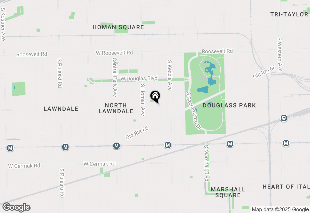 Map of 1556 S Spaulding Avenue, Chicago, IL 60623