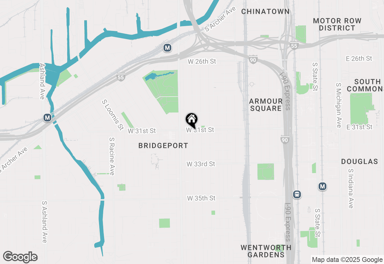 Map of 719 W 31st Street #2, Chicago, IL 60616