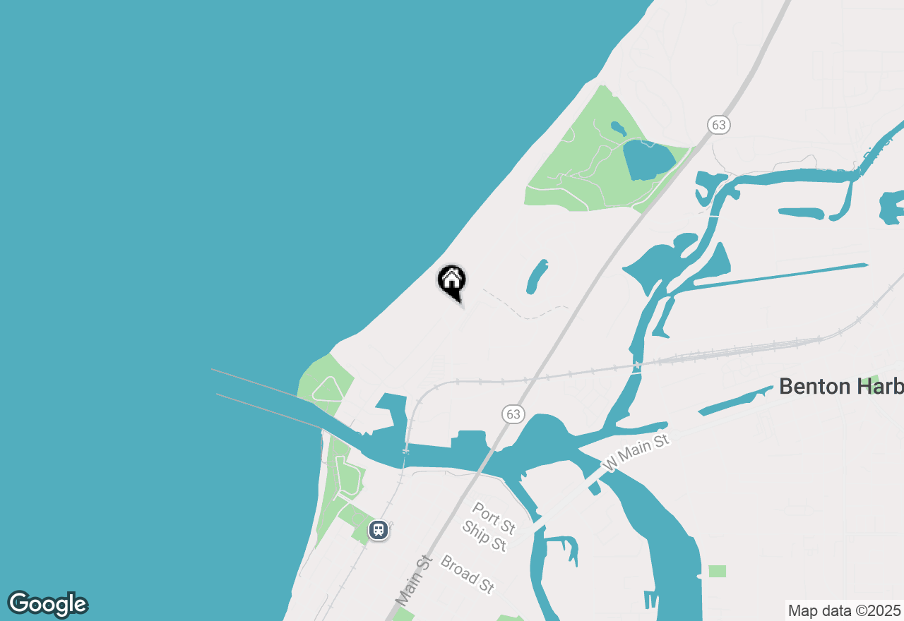 Map of 375 Ridgeway Street, St Joseph, MI 49085