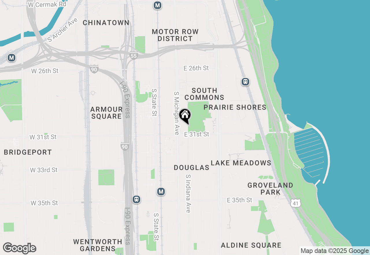 Map of 3041 S Michigan Avenue #501, Chicago, IL 60616