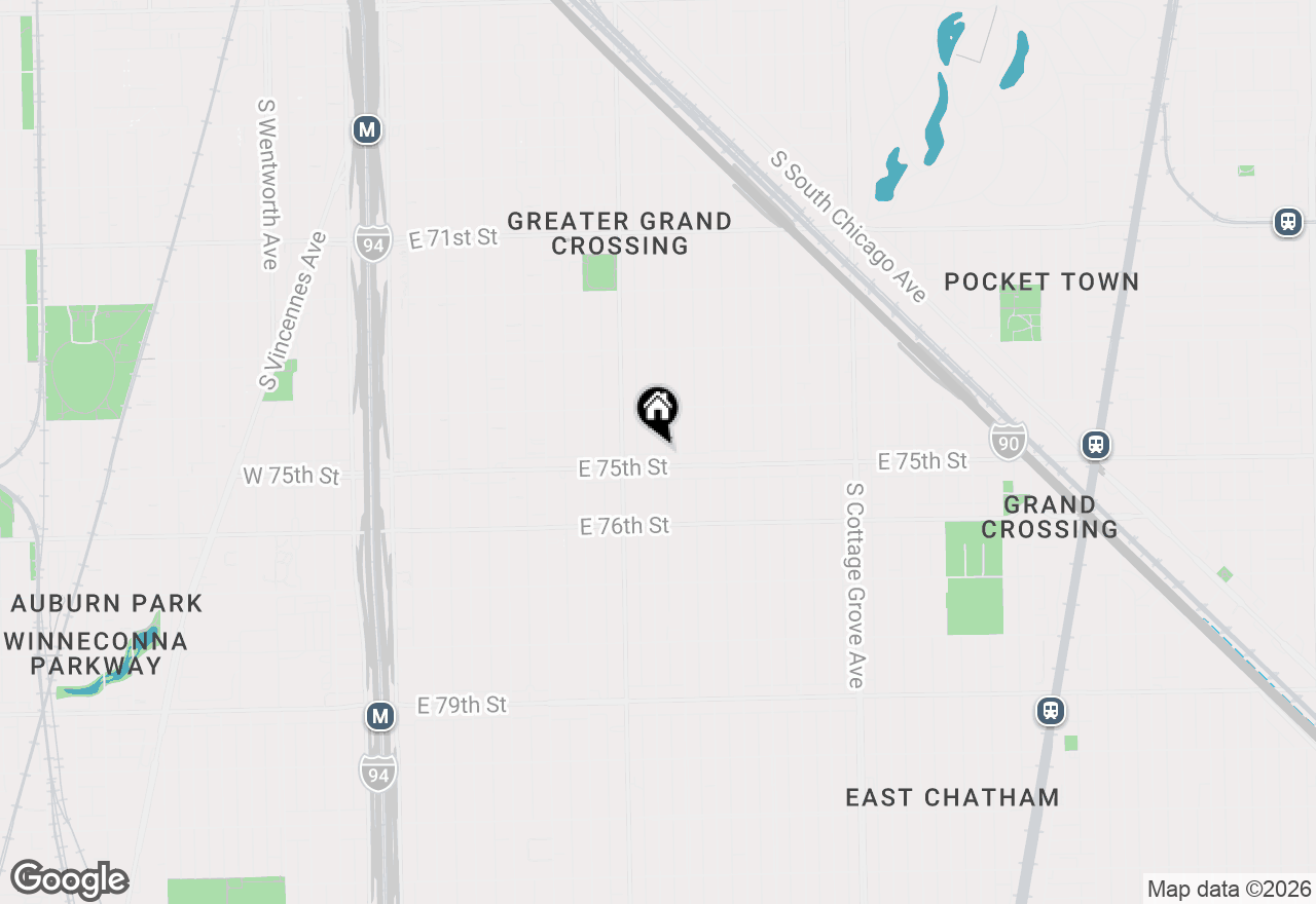 Map of 7449 S Vernon Avenue, Chicago, IL 60619