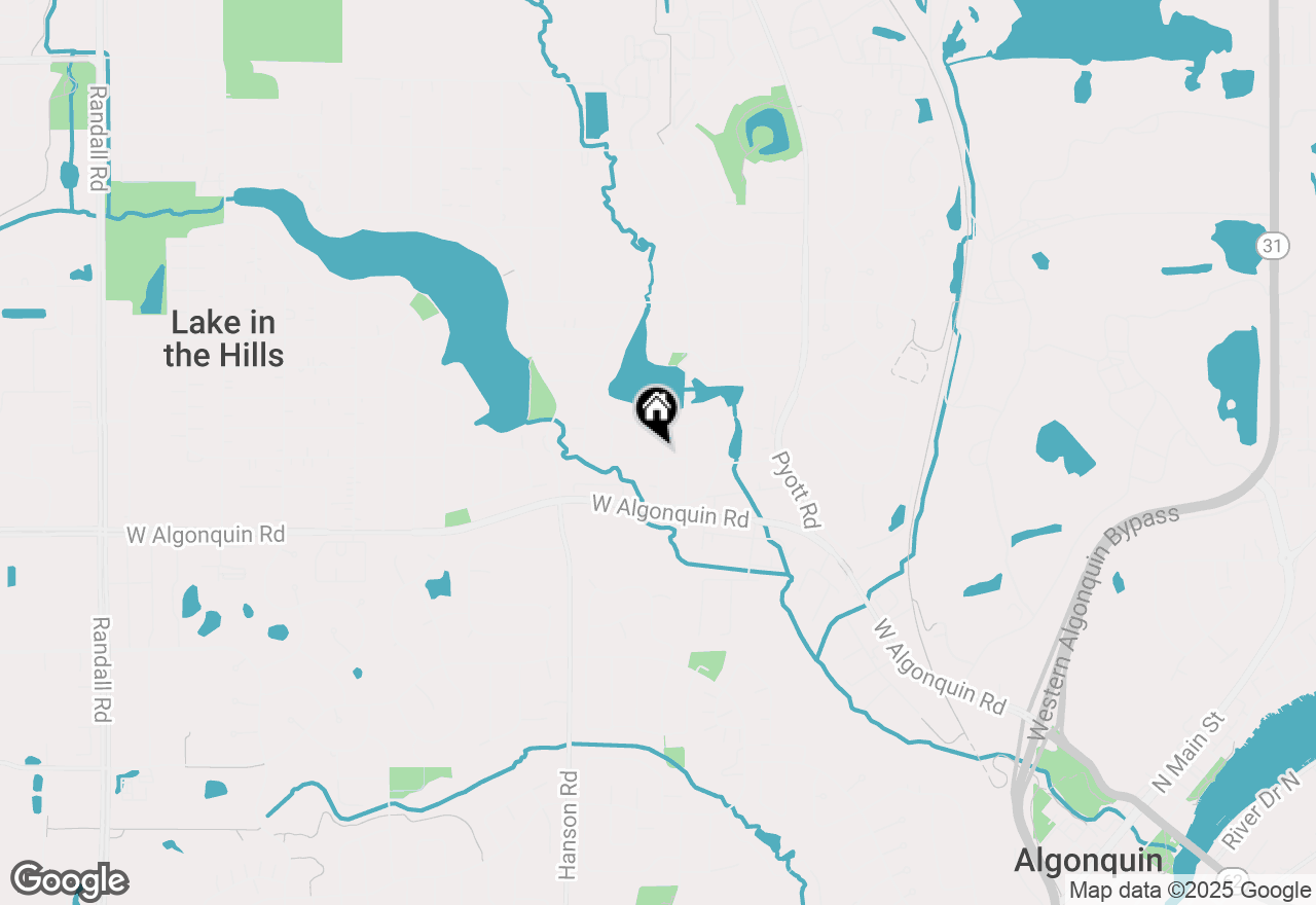 Map of 545 Delaware Drive, Lake In The Hills, IL 60156