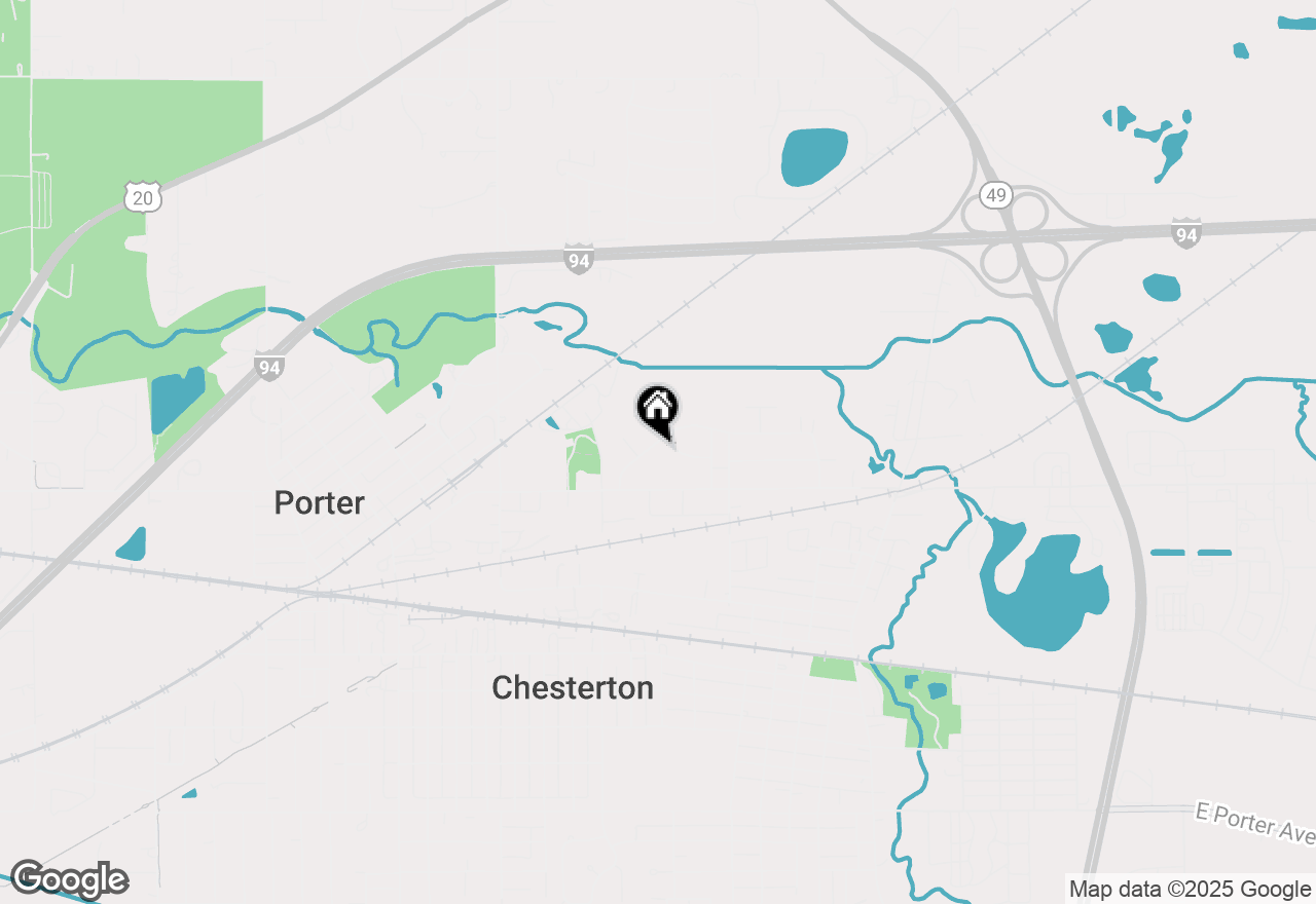 Map of 315 Michigami Trail, Porter, IN 46304