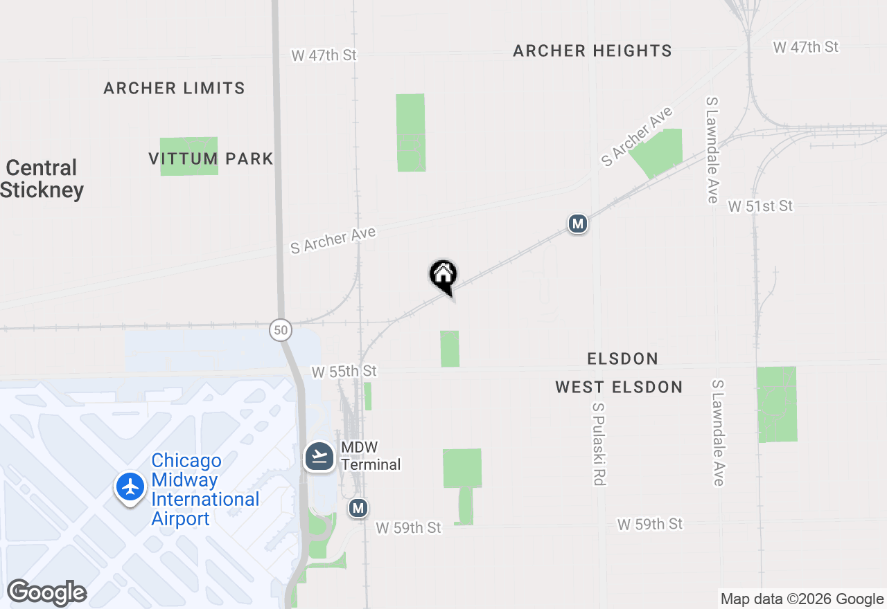 Map of 5321 S Kostner Avenue, Chicago, IL 60632
