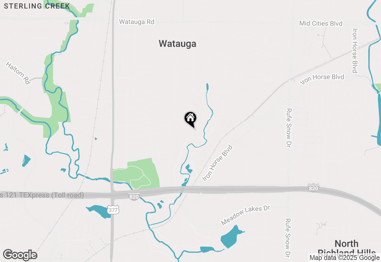 Map of 6029 Iron Horse Drive, North Richland Hills, TX 76148