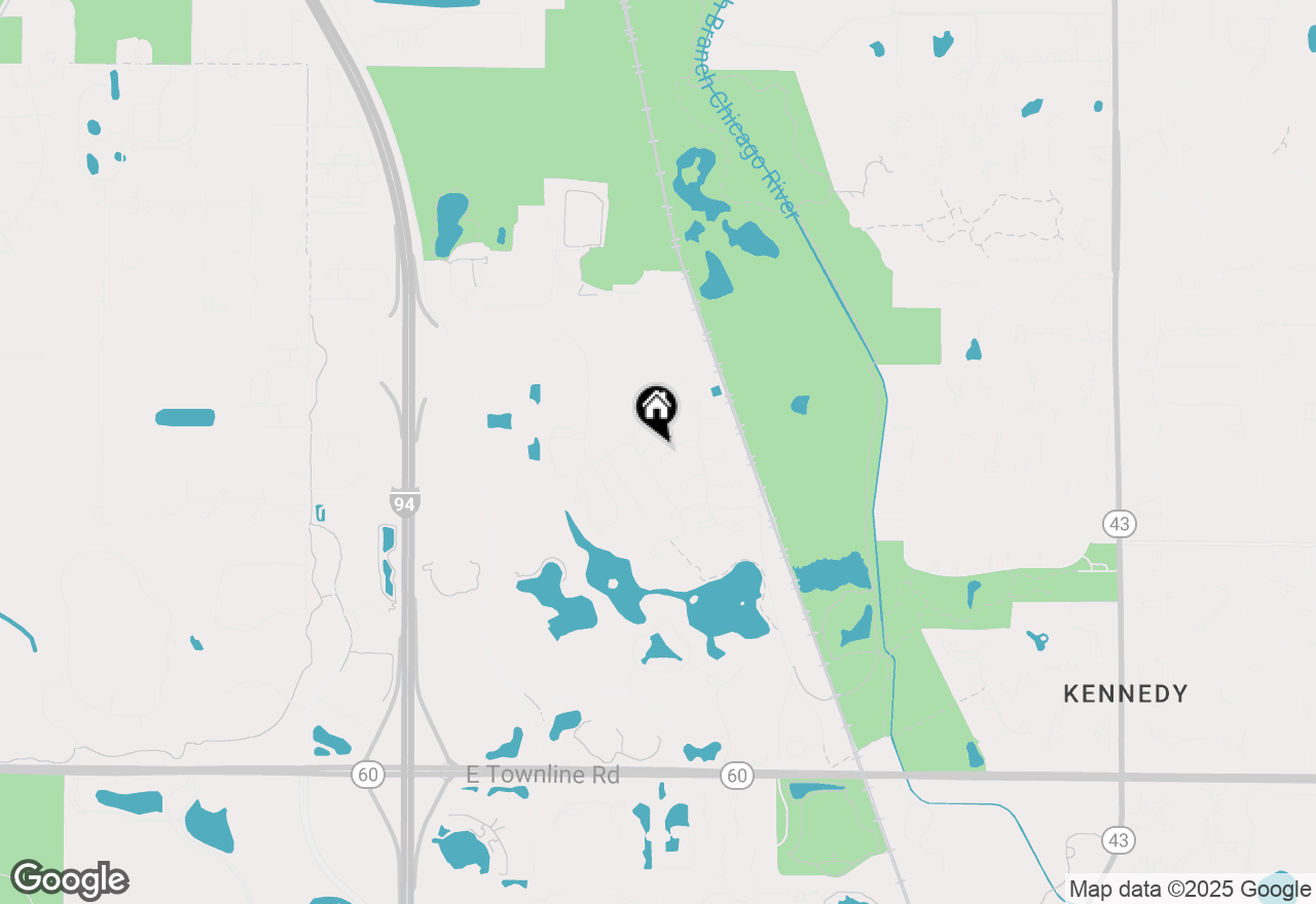 Map of 1806 Princeton Court, Lake Forest, IL 60045