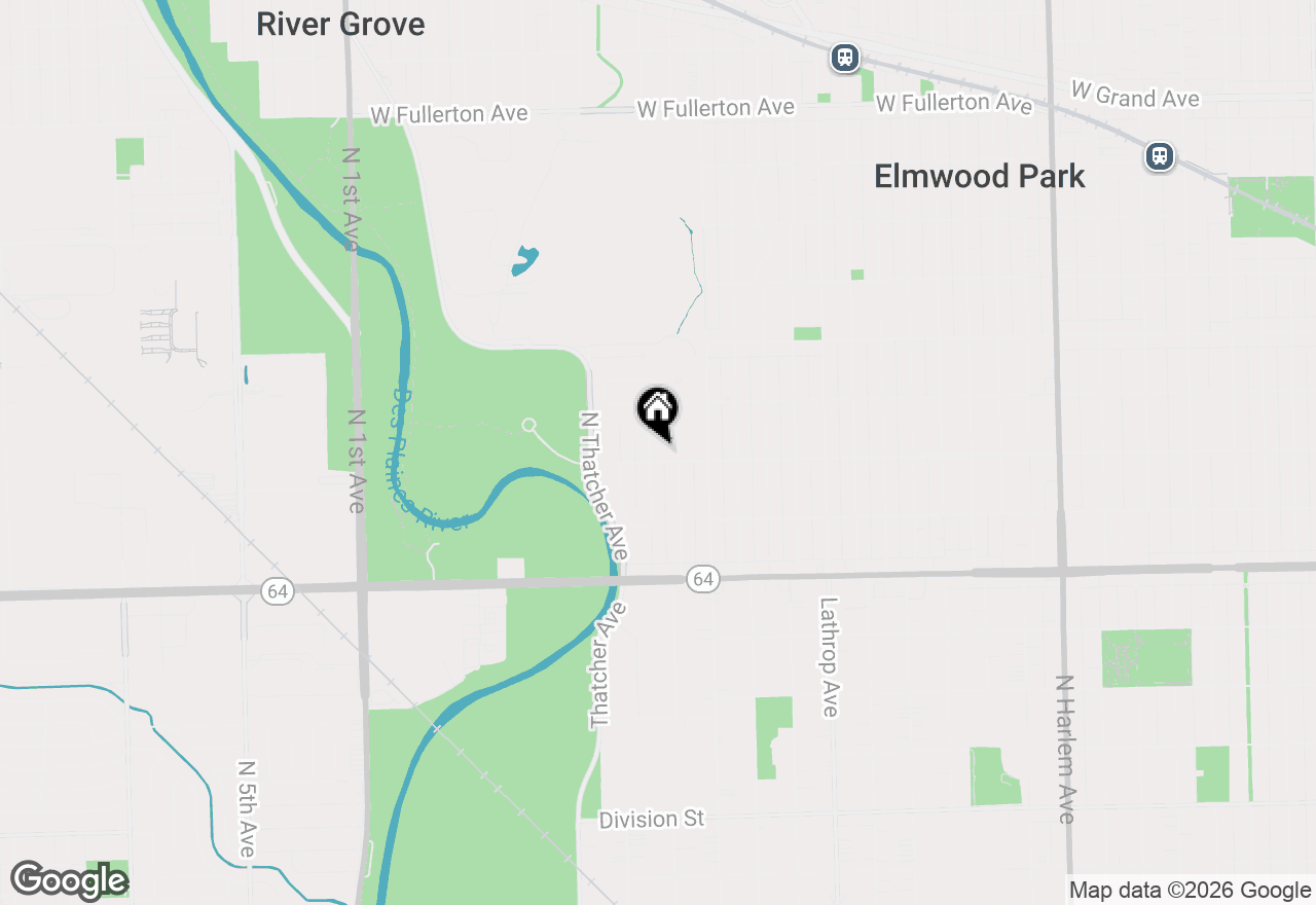 Map of 1807 N 79th Avenue, Elmwood Park, IL 60707