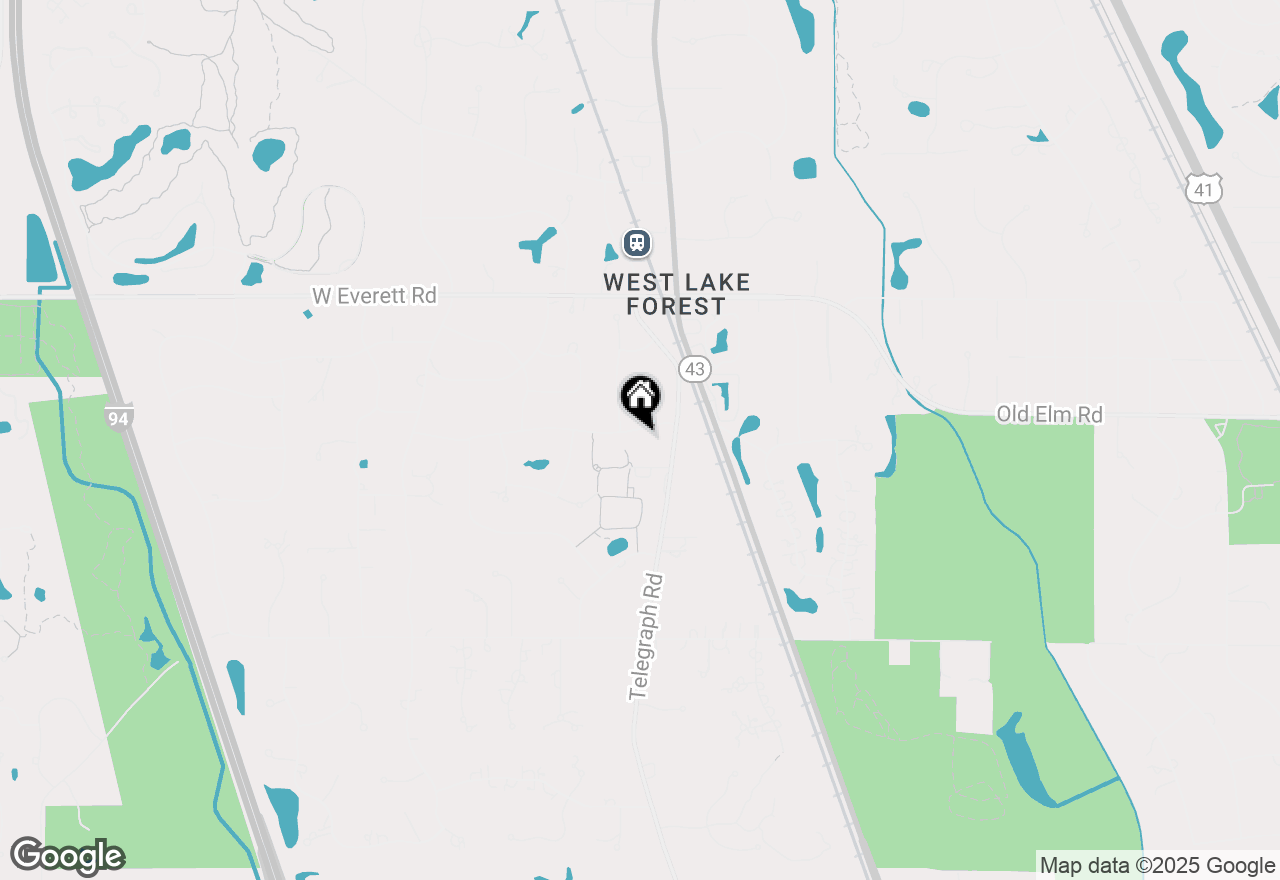 Map of 1135 Lawrence Avenue, Lake Forest, IL 60045