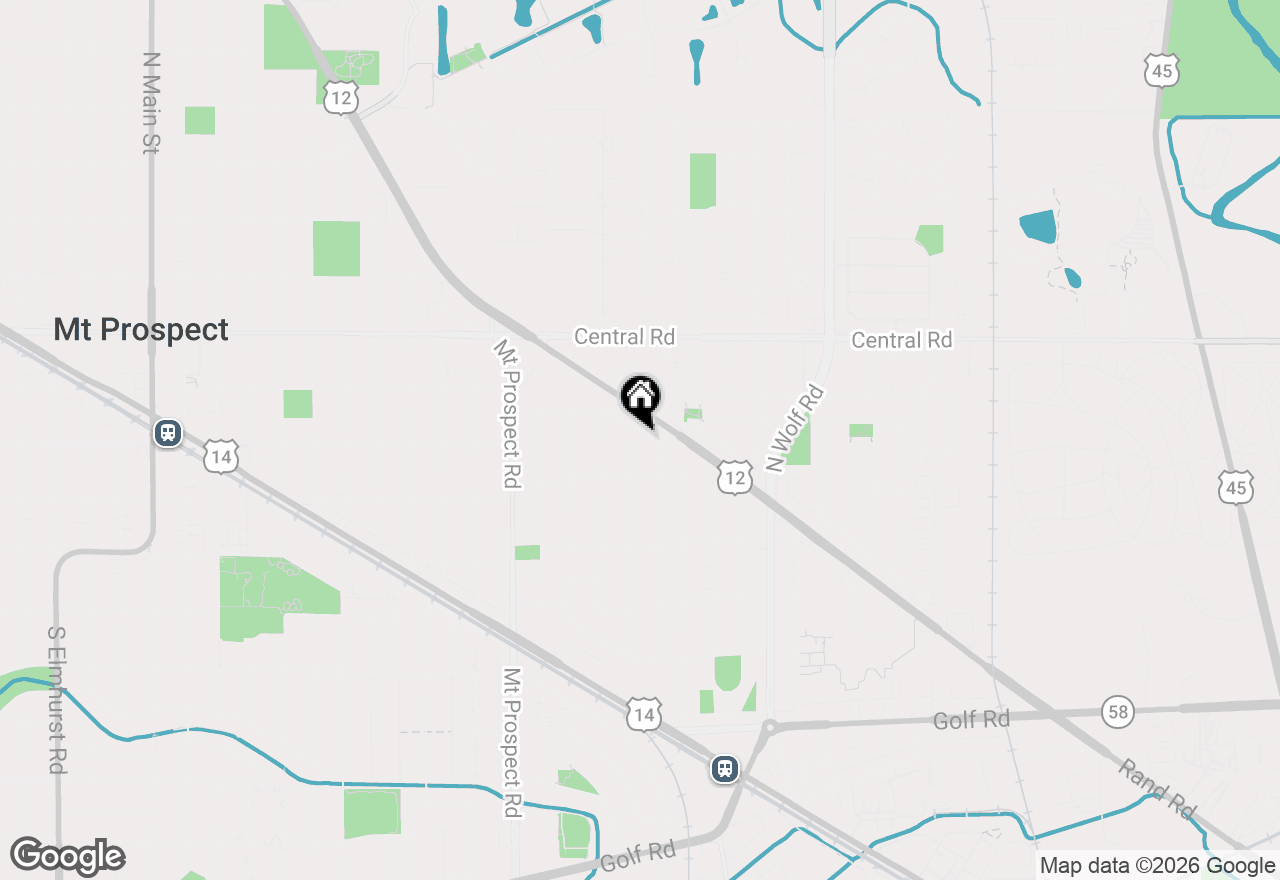 Map of 309 Wisconsin Drive, Des Plaines, IL 60016